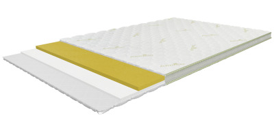 Air-Top Memory 140x200 cm, medium soft mattress topper with Memory foam, height 8 cm