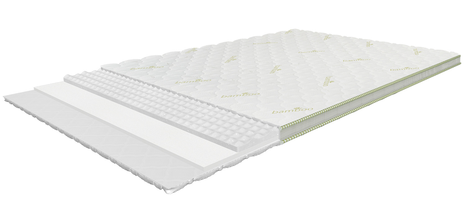 Air-Top Classic 140x200 cm, medium-firm top mattress with AIR foam, height 8 cm
