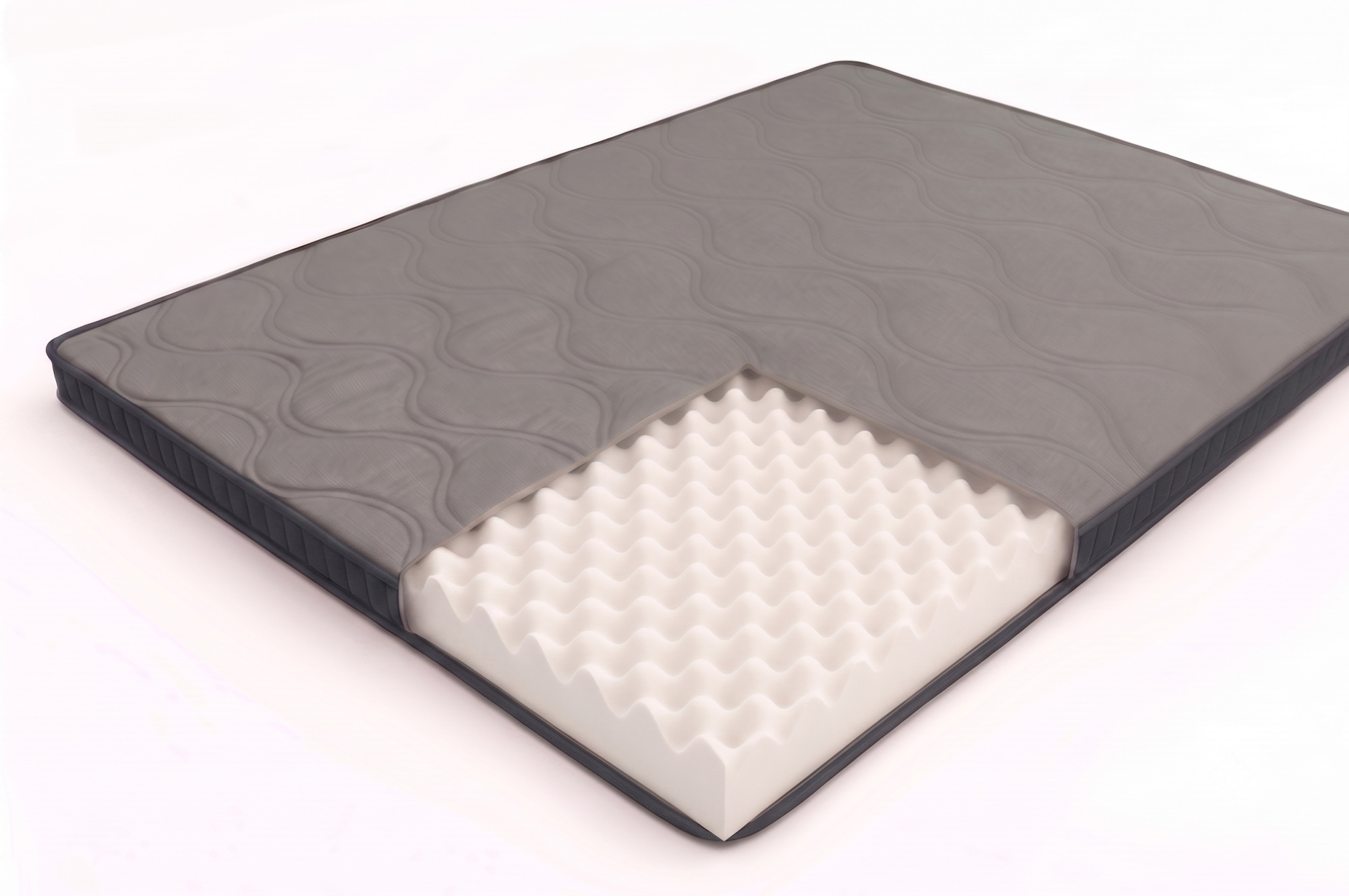 Garnet Platinum 90x200 cm, medium-firm mattress topper with AIR foam, height 6 cm