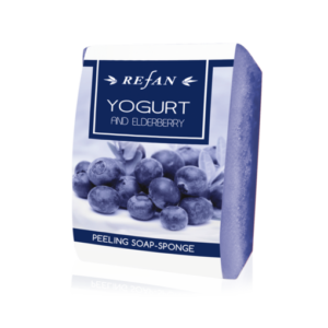 Губка-пилинг  «Yogurt and Еlderberry» REFAN