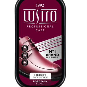 Губка для чистки LUSTRO® Luxury бордо