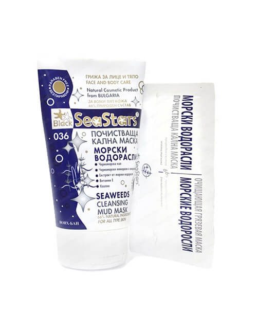 Attīrošā dūņu maska ”JŪRAS Aļģes” Black Sea Stars 150 ml Attīrošā dūņu maska ”JŪRAS Aļģes” Black Sea Stars 150 ml