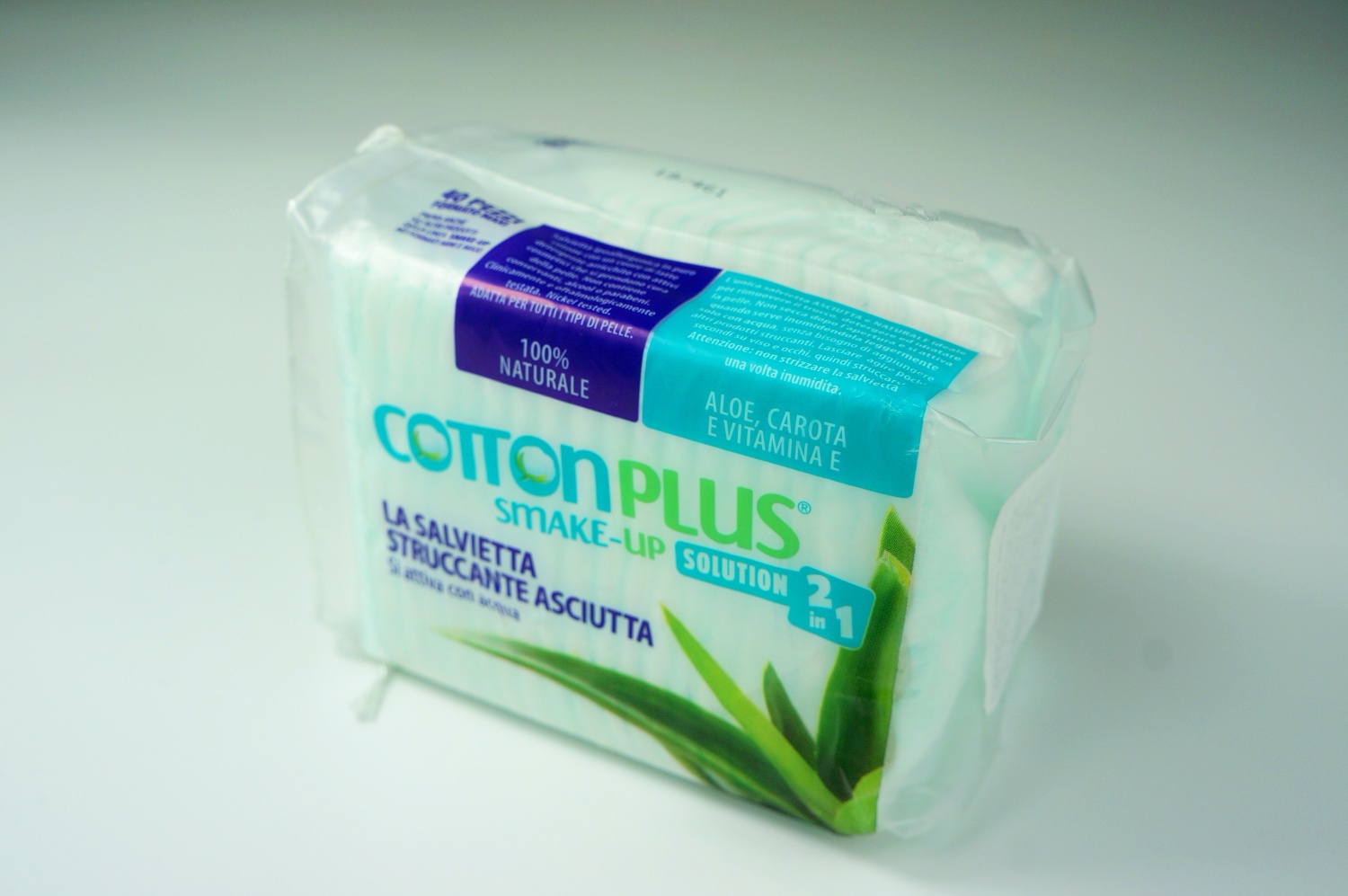 Diski kosmētikas noņemšanai ar losjonu ALOE VERA PLUS SOLUTION 2IN1 Diski kosmētikas noņemšanai ar losjonu ALOE VERA PLUS SOLUTION 2IN1
