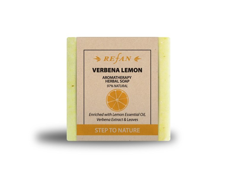 Natural soap REFAN - STEP TO NATURE - AROMATHERAPY VERBENA LEMON