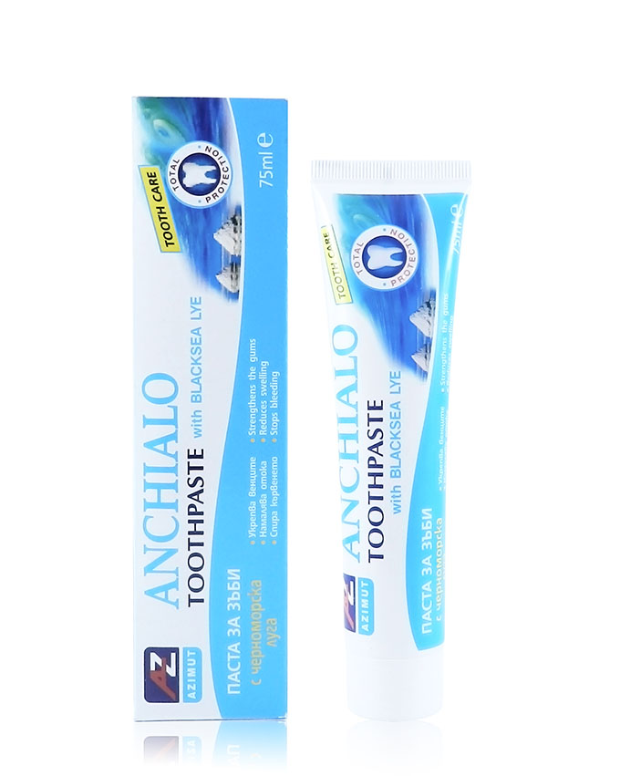 Zobu pasta ar Melnās jūras dūņu sāls šķīdrumu ANCHIALO 75 ml