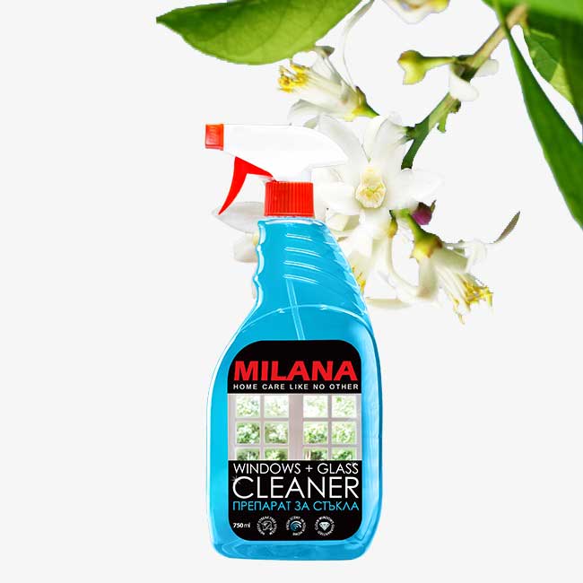 Tīrīšanas līdzeklis logiem un stikliem MILANA®