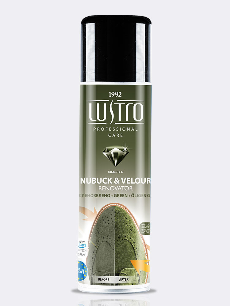 Реноватор для нубука и замши LUSTRO олива