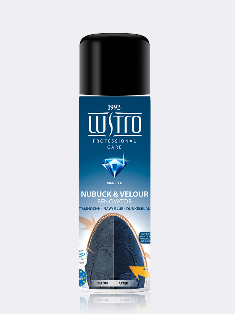 Krāsas atvaunotājs nubukam un zamšādai LUSTRO®  tumši zīls