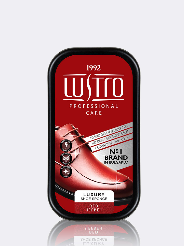 Polishing Sponge LUSTRO® Luxury – red Polishing Sponge LUSTRO® Luxury – red