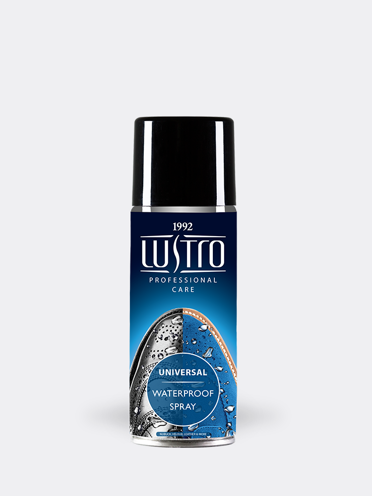 Universāls ūdeni atgrūdošs apavu aerosols LUSTRO®